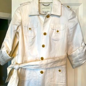 Petite extra small banana republic safari coat. Like new condition.